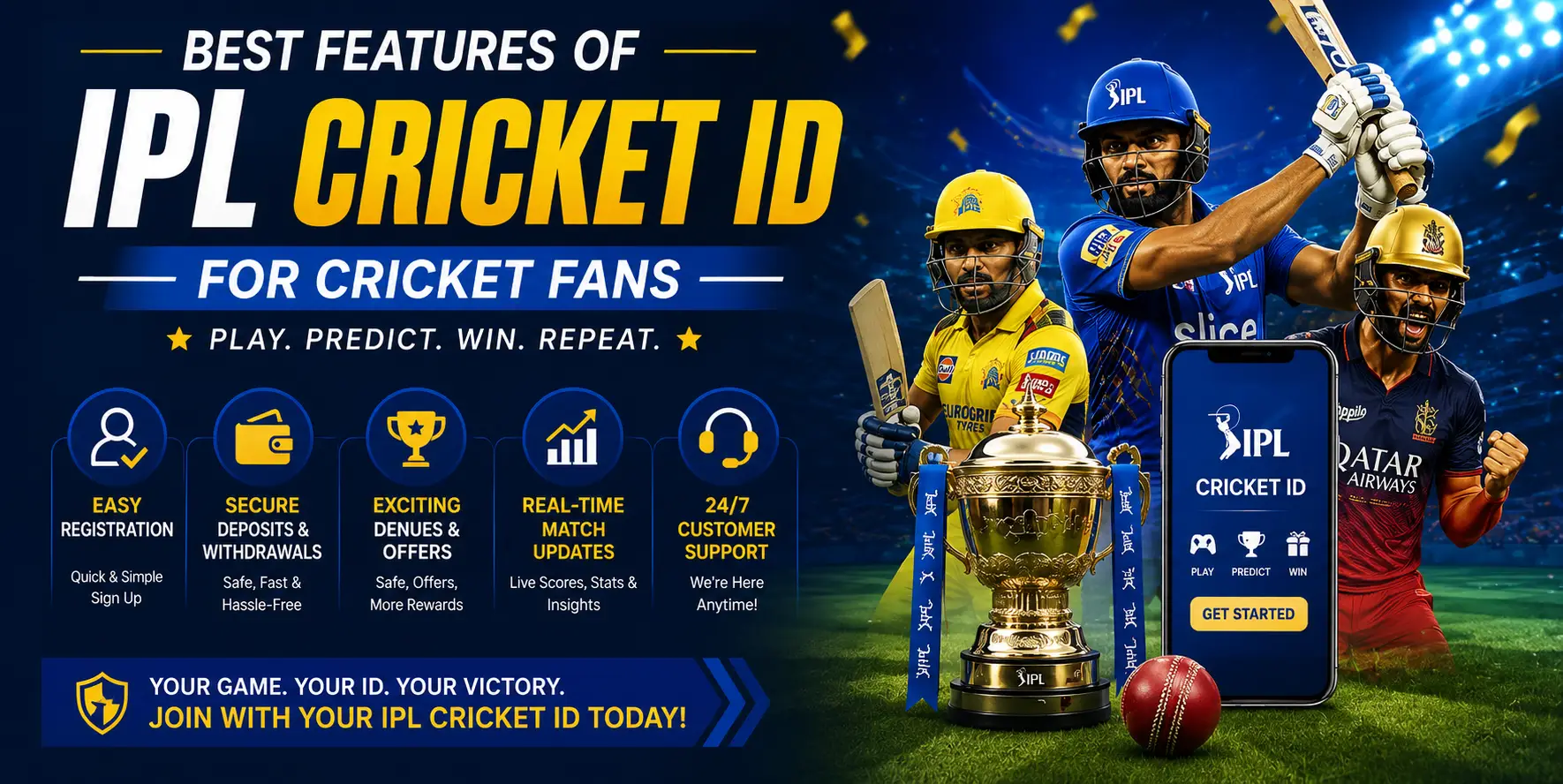 IPL Cricket ID Features | Secure & Fast Online Betting ID