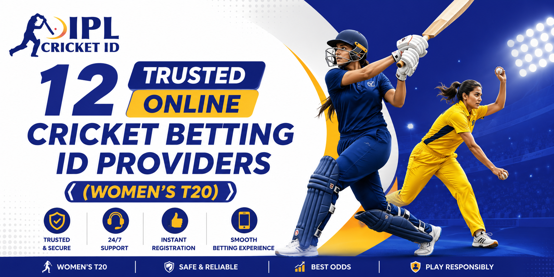 12 Trusted Online Cricket Betting ID Providers (Women's T20) | 2026 Guide