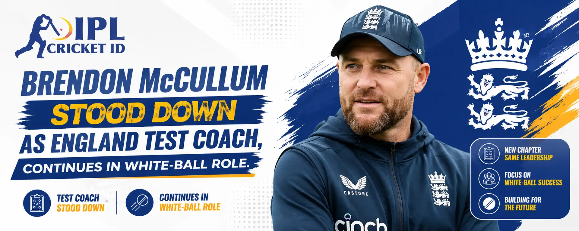 Brendon McCullum England Test Coach