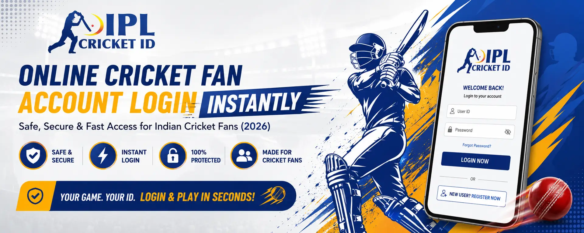 Get Online Cricket ID Login Instantly | Safe & Secure Access 2026